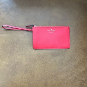 Red Kate Spade Wristlet